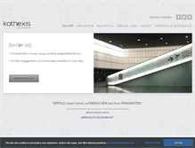 Tablet Screenshot of kathexis.net